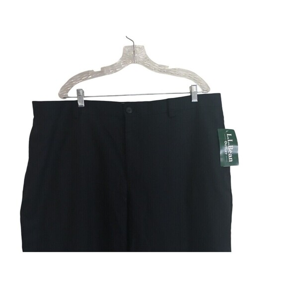 LL Bean Dress Pants Men's Size 42x29 Dark Navy Wool Slacks New - Picture 2 of 4